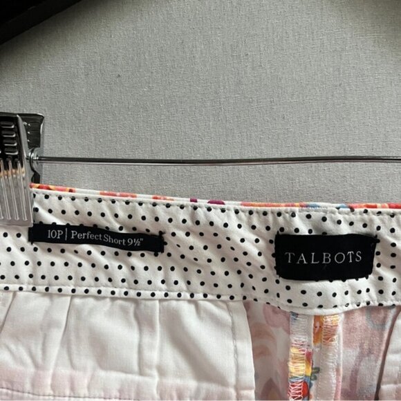 TALBOTS PERFECT SHORTS - 9”- CHARMING FLORAL SZ 33 - Picture 6 of 9